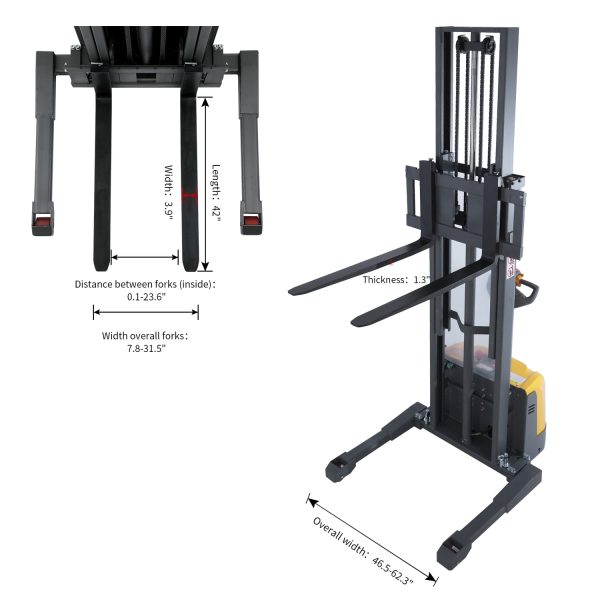 Apilador de Palés con Plataforma CTD15R - Imagen 3